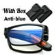 thumbnail image 2 of Gafas de lectura con bloqueo de luz azul Vintage Unisex, gafas portátiles con caja, gafas plegables para presbicia, hombres y mujeres, 2 of 4