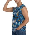 thumbnail image 3 of Fotbe Hawaiian Style Men's Camiseta sin Mangas Estampada para Hombres, Playera Casual para Gimnasio, Entrenamiento, Playa-3X-Large, 3 of 7