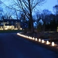 thumbnail image 5 of LumaBase Electric Luminaria Kit with Incandescent Electric White Lights - Set of 10 (Snowflake), 5 of 9