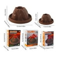 thumbnail image 3 of Volcano Eruption DIY Science Experiment Kit for Boys Girls - Educational STEM Toy, Make Your Own Erupting Volcano Model with Chemical Materials, 3 of 5
