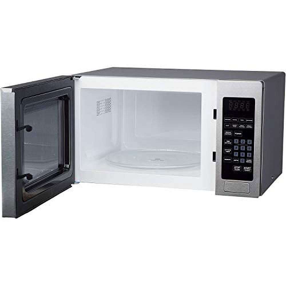Magic Chef 900W Countertop Oven with Stainless Steel Front MCM990ST 0.9 cu.ft. Microwave, 9 cu. Ft - image 2 of 2
