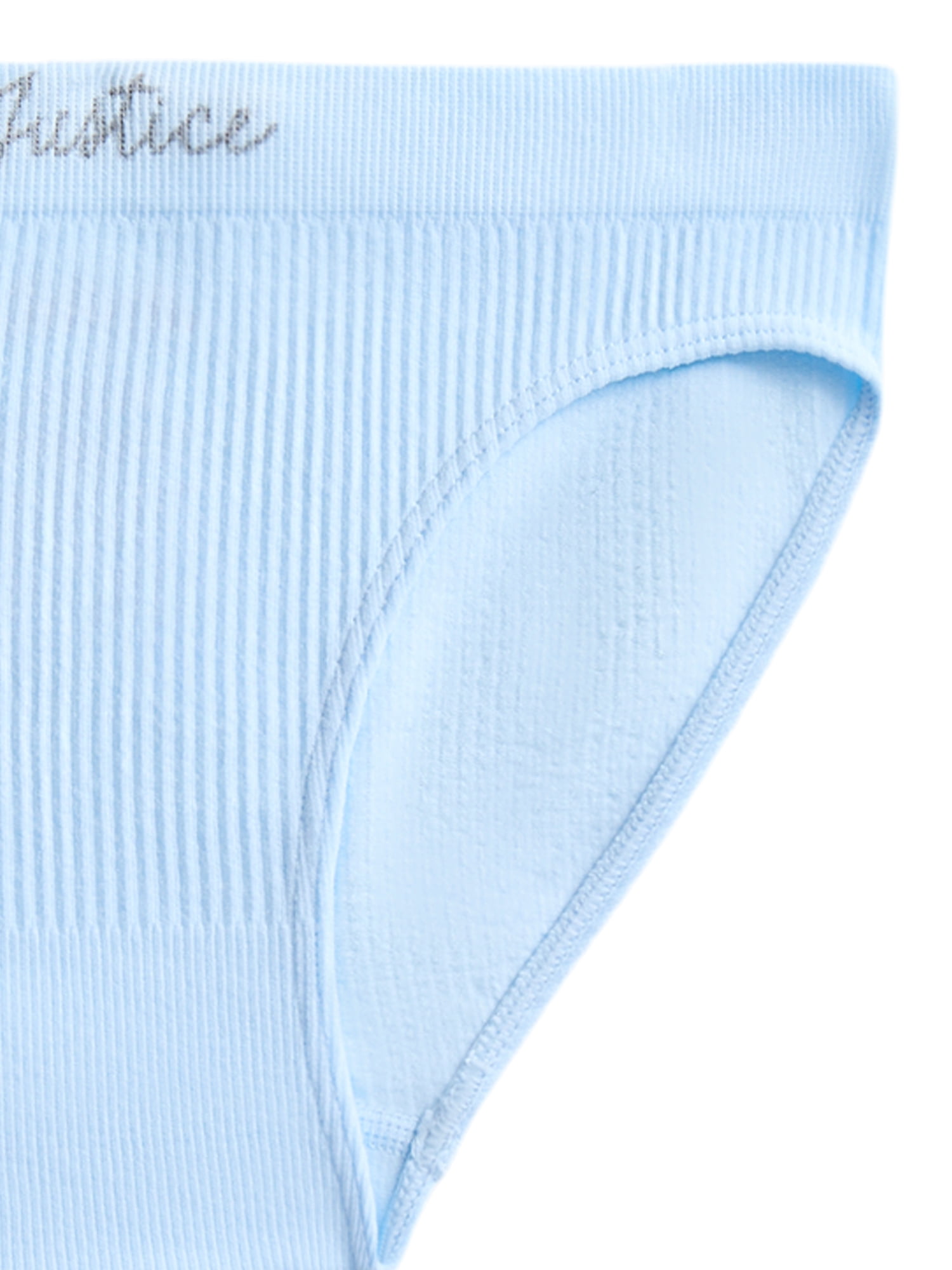 Justice Girls Seamless Bikini Undies, 5-Pack, Sizes 6-16