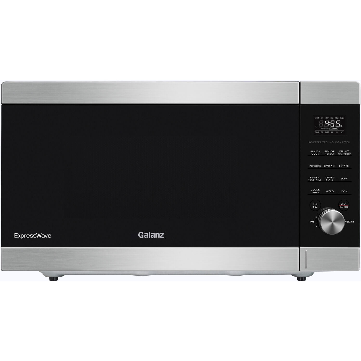 Galanz 2.2Cu. Ft. ExpressWave CounterTop Microwave, Stainless Steel