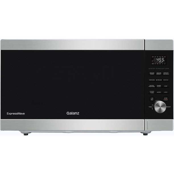 Galanz 2.2Cu. Ft. ExpressWave Countertop Microwave, Stainless Steel