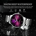 thumbnail image 4 of Poedagar Luxury men watch waterproof luminous stainless steel watches sport quartz Watch mens date business wristwatch, 4 of 6