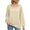 Beige, variant on Oalirro Black Womens Long Sleeve Tops Dressy Crew Neck Solid Womens Blouses Casual Summer