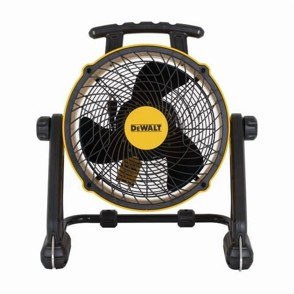 DEWALT DEWALT 16 in. Yellow 3 Speed Benchtop and Hanging Drum Fan