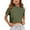 Army Green, variant on Kids Clothes for Girls Khaki Printed Girls Short Sleeve Tops Round Neck Toddler Girls Summer Clothes Girls Clothing 7-8 Years