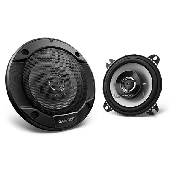 Kenwood KFC-1066S 4″ Coaxial 2-Way Car Speaker with 1″ Tweeter- Pair