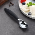 thumbnail image 2 of Ice Cream Scoop - Heavy Duty Stainless Steel Icecream Scooper With Non-Slip Rubb, 2 of 5