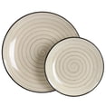 thumbnail image 3 of Juego de vajilla Elama Gia de 24 piezas, color crema, de gres, 3 of 7