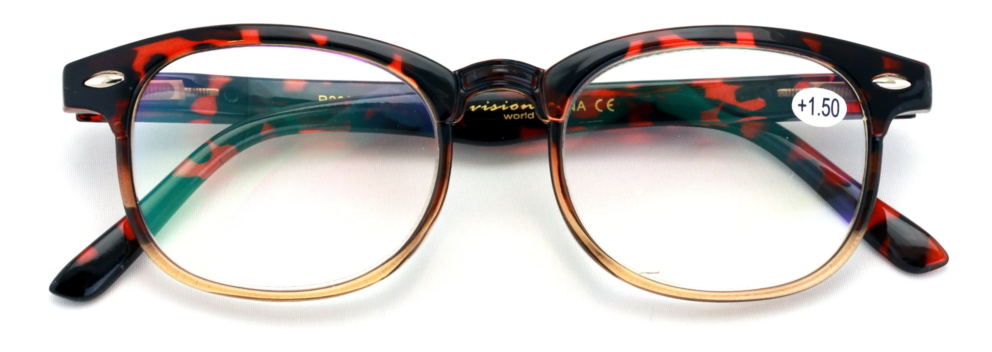 Round Lightweight Reading Glasses AntiReflective Coating Spring