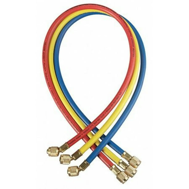 Yellow Jacket YELLOW JACKET 21072 Charging/Vacuum Hose,72 In,Yellow