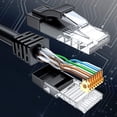 thumbnail image 4 of Ethernet Cable 100 ft CAT6 High Speed Internet Network LAN Patch Cable Cord (100 feet, Black), 4 of 5