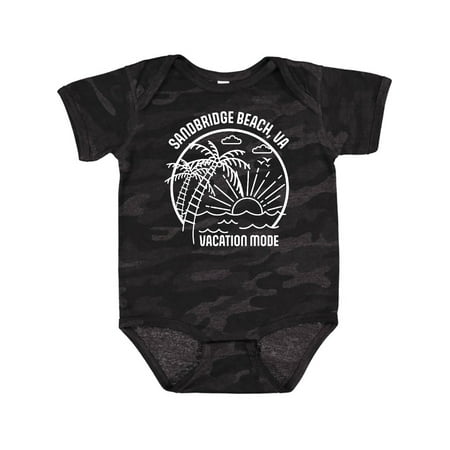 

Inktastic Summer Vacation Mode Sandbridge Beach Virginia Boys or Girls Baby Bodysuit