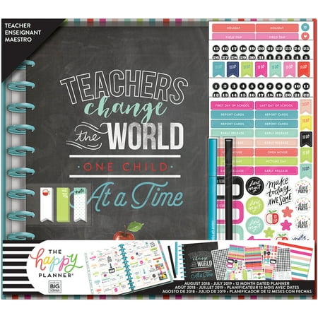 Happy Memory Keeping 12-Month Dated Planner Box Kit-Teachers Change The (The Best Event Planners)