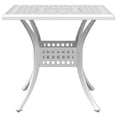 thumbnail image 2 of vidaXL 3 Piece Bistro Set White Cast Aluminium, 2 of 5