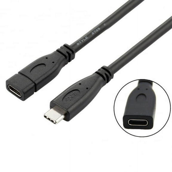 Chenyang CY USB-C USB 3.1 Type C Male to Female Extension Data Cable for Mac Tablet Mobile Phone 20cm