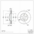 thumbnail image 3 of Front Dynamic Friction Company Disc Brake Rotor 600-45016 (1), 3 of 4
