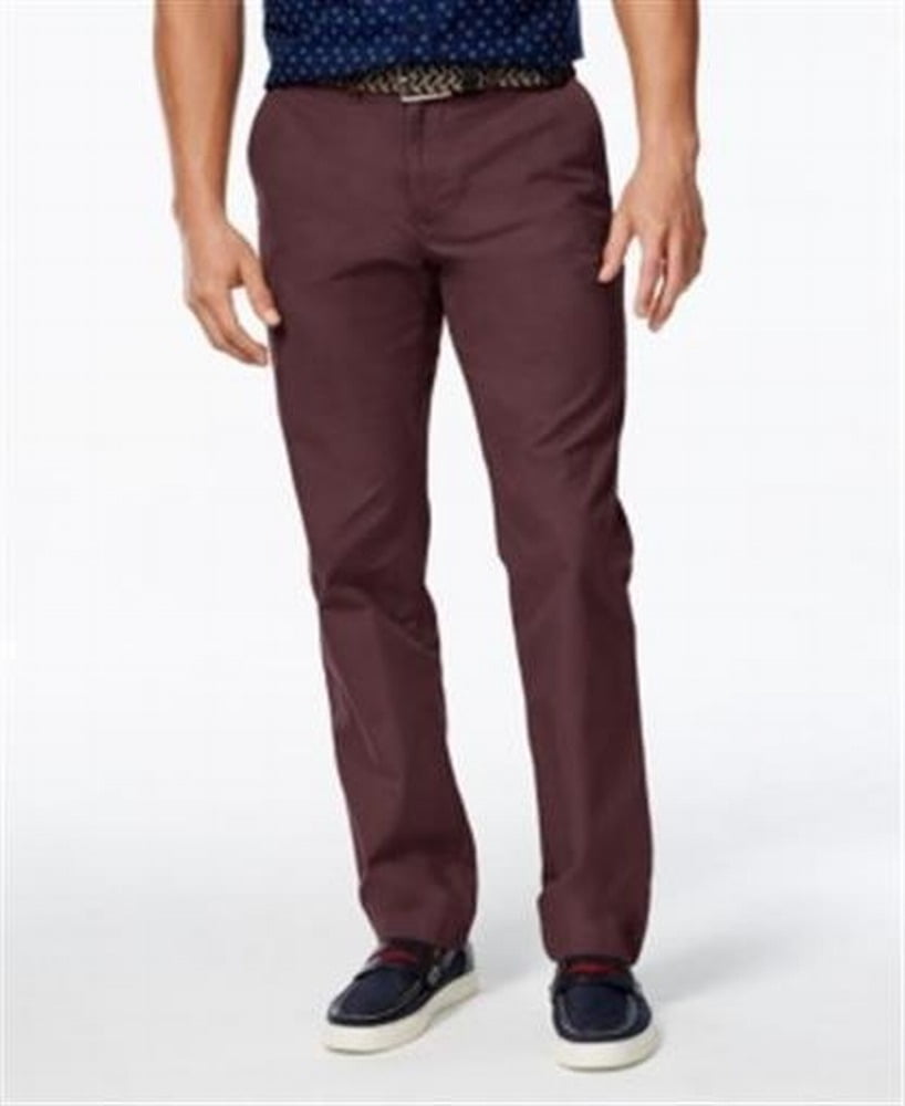 Tommy Hilfiger Tommy Hilfiger NEW Burgundy Red Mens Size 40x30 Custom
