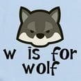 thumbnail image 2 of CafePress - W Is For Wolf Body Suit - Baby Light Bodysuit, Size Newborn - 24 Months, 2 of 4