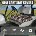 thumbnail image 3 of Whosucclay Southwestern Geometric Pattern Anti-Slip Golf Cart Seat Protector Elastic for EZGO Yamaha Club Car Icon, Breathable Golf Cart Seat Cover Towel, 3 of 7