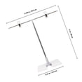 thumbnail image 2 of HAMPPLIES Support Compact pour Bannière de Table avec Cadre en Acier Inoxydable pour Enseignes Extérieures, 2 of 8