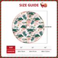 thumbnail image 4 of Balery Hawaii Palms Printed Christmas Tree Skirt , Merry Christmas Party Christmas Tree Decoration,Adjustable Tree Skirt-30", 4 of 8