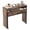 Rustic Brown, variant on Extendable Computer Desk with 2 Drawers, Home Office Desk with Pull Out Secondary Desk for Study,Working,Writing，Rustic Brown