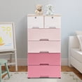 thumbnail image 3 of Plastic Drawers Dresser Storage Cabinet Dresser Organizer with Drawers, 3 of 13