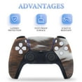 thumbnail image 4 of Cow Hide Brown & White PS5/PS5 Pro/PS5 Slim Digital Disc Skin Sticker For Console And Controller Skins, 4 of 7