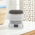 thumbnail image 4 of AMERTEER Portable Washer Foldable Washing Machine 3 Modes Washing Machine 10L Deep Cleaning Laundry Appliances For Hotels Underclothes Small Baby Clothes Rv Apartments Dorm, 4 of 8
