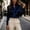 Navy, variant on Womens Buttton Down Shirts Long Sleeve V Neck Business Tunic Blouses Work Dress Shirt Elegant Trendy Tops, L