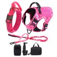 thumbnail image 1 of Reflective Dog Harness with 4 Metal Buckles Military Tactical Pet Training Vest Harnesses Leash Collar Large Dogs Accessories, 1 of 5