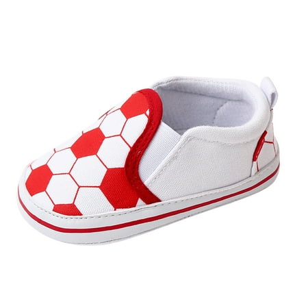 

Children Child Toddler Shoes Spring Summer Boys Girls Casual Shoes Flat Bottom Light Slip On Comfortable Football Printed Baby Daily Footwear Casual First Walking