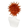thumbnail image 4 of Peluca Corta Spiky Naranja con Flequillo para Hombre - Hinata, 4 of 7