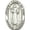gray( DIVINE MERCY), variant on Pewter Visor Clip | GOD BLESS THIS MOTORCYCLE