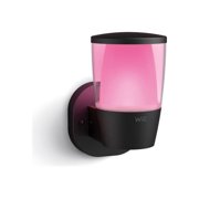 Wiz Color Smart Black LED Color Smart Wall Light Fixture