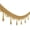 gold, variant on Tassel Fringe Trimming Hanging Ball Trim Braided Ribbon Curtain Fring Trimming Upholstery Drapery 6 Yards