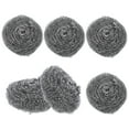 thumbnail image 4 of WEUVEB Stainless Steel Pan Scrubber with Comfort Grip Handle, 6-Pack Kitchen Cleaning Brushes, 4 of 8