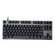 thumbnail image 2 of Teclado mecánico con capacidad de respuesta Uso cómodo 50 millones de clics Interfaz USB duradera Teclado RGB de 87 teclas para computadora Interruptor azul negro, 2 of 10