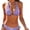Color 1, variant on SKQIT Women's Two Piece Gradient Color Bikini High Cut Cheeky Swimsuit Bathing Suit Sexy Swimwear