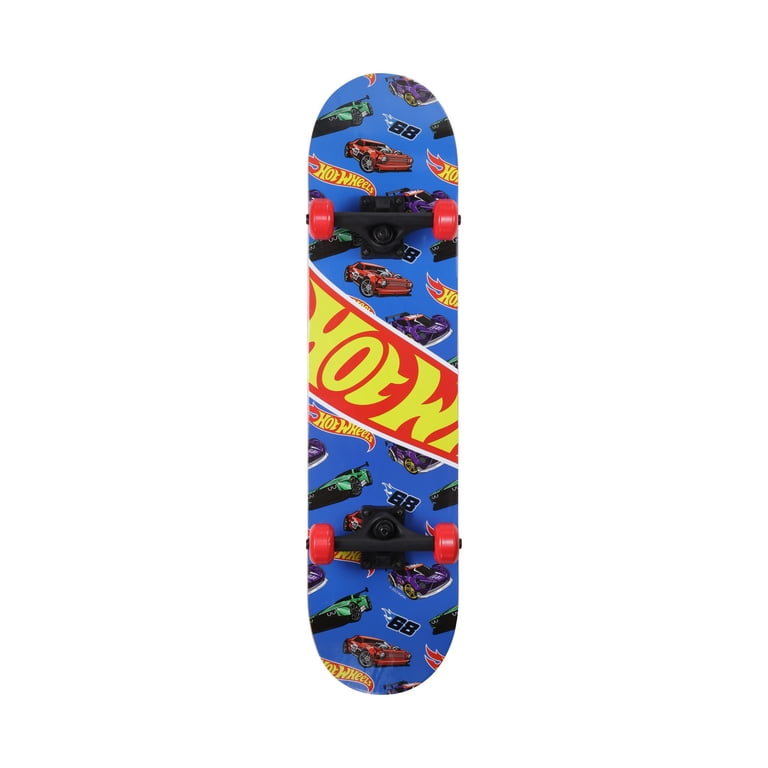 Hot Wheels 31" Complete Skateboard, Blue Car Design photo 7