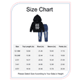 thumbnail image 2 of 12 Months Toddler Baby Boys Clothes Baby Boys Outfits 12-18 Months Boys Long Sleeve Letter Print Hooded Top Jeans Pants 2PCS Set Black, 2 of 9