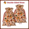 thumbnail image 2 of Naloa Autumn Fox Pumpkin Lazy Drawstring Christmas Bags, 3D Xmas Gift Bags, Christmas Wrapping Bags, Xmas Goodie Bags, Treat Pouch Bags, Party Favor Bags-Medium, 2 of 9