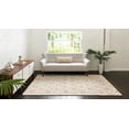 thumbnail image 4 of Unique Loom Chindi Jute Collection Area Rug (10' x 14' 1" Rectangle White/Natural), 4 of 11