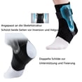 thumbnail image 5 of Tobillera deportiva (M) - órtesis de tobillo ajustable con placa de PE - para esguinces de ligamentos y lesiones deportivas, 5 of 5