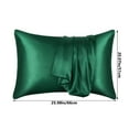 thumbnail image 3 of RFUGUG Set of 2 Luxury Silk Pillowcases - Premium 20*26in Satin Smoothness for Unmatched Comfort, Hypoallergenic, Easy Care, Elegant Addition to Your Bedding - Queen Size, Machine Washable, 3 of 6
