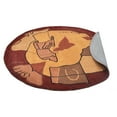 thumbnail image 5 of Rugsotic Carpets Hand Tufted Wool Eco-Friendly Area Rugs - 8'x8', Round, Multicolor, Modern Contemporary Design, High Pile Handmade Anti Skid Rugs for Living Room, Bed Room (K00694), 5 of 6