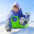 thumbnail image 3 of Popo Ride-On Bob, Sledge with Handle, Adults and Children Slider Sledge Snow Slider Bob Snow Racer for Tobogganing & Sledging 51x36cm, 3 of 4